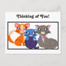 Search for kitten with yarn postcards Adorable