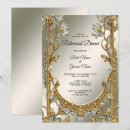 Search for gold white rehearsal dinner invitations Modern