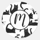 Search for bad cat stickers Black