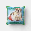 Search for english bulldog christmas decor Holly