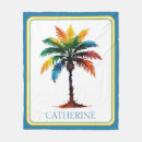 Search for palm tree blankets Green