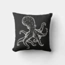 Search for black octopus cushions Nautical