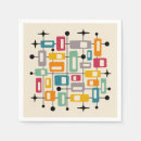 Search for mid century modern napkins Retro