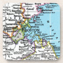 Search for vintage maps coasters Massachusetts