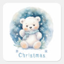 Search for christmas teddy bear stickers Watercolor