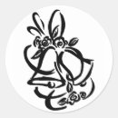 Search for bell wedding stickers Black