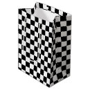 Search for black and white checkered gift bags Checks