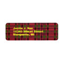 Search for scotland return address labels Red