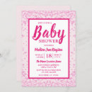 Search for glitter border invitations Pink