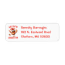 Search for funny chicken return address labels Hen