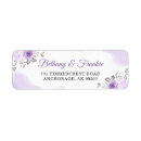 Search for purple and grey return address labels Trendy
