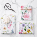 Search for floral bouquet wrapping paper Watercolor botanical