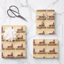 Search for christmas tree truck wrapping paper Pattern