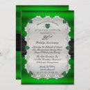 Search for emerald green wedding anniversary invitations Elegant