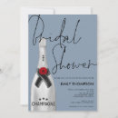 Search for champagne bottle bridal shower invitations Modern