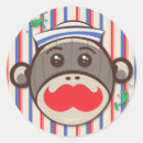 Search for sock monkey stickers Birthday