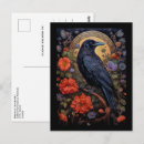 Search for flowers design postcards Bird