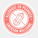 Search for peanut stickers Allergic to peanuts
