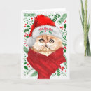 Search for persian cat christmas cards Cats