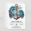 Search for anchor birthday invitations Boys