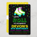 Search for boys skating party invitations Retro