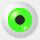 Search for green eyeball stickers Trick or treat
