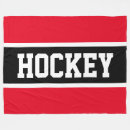 Search for hockey blankets Red