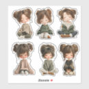 Search for large eyes stickers For kids