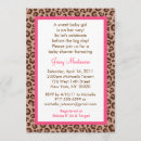Search for cheetah print baby shower invitations Wild