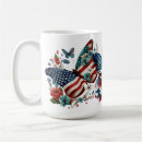 Search for blue butterfly mugs White