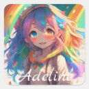 Search for rainbow animal stickers Pink and purple