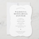Search for silver rehearsal dinner invitations Simple