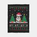 Search for bulldog christmas blankets Funny santa claus