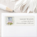 Search for window return address labels Watercolor
