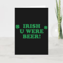 Search for irish drinking cards Clover