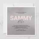 Search for faux silver foil invitations Trendy