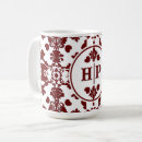 Search for monogram damask mugs Elegant