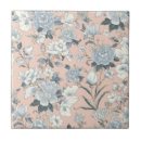 Search for peach and white tiles Vintage