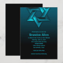 Search for teal bar bat mitzvah invitations Blue