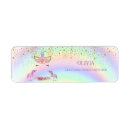 Search for rainbow glitter return address labels Purple
