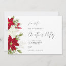 Search for poinsettia christmas invitations Floral