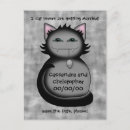 Search for funny cat save the dates Kitty