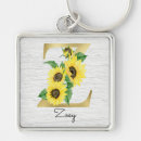 Search for sunflower wedding key rings Modern