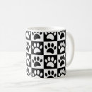 Search for black white checkered pattern mugs Geometric