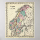 Search for sweden map posters Scandinavia