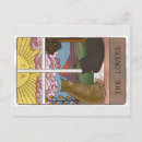 Search for lovers tarot postcards Cute