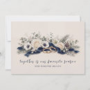 Search for navy and ivory wedding invitations Winter