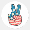 Search for american peace sign stickers Red white and blue