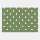 Search for green white polka dot wrapping paper Circles