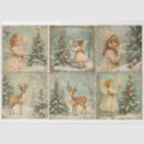 Search for vintage christmas tissue paper Deer